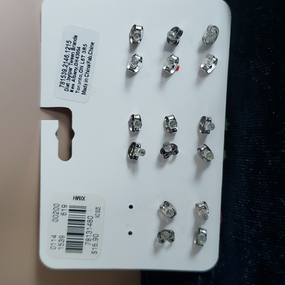 Justice Earrings Food Fruit Tween Brands 2 sets of multiple - Picture 4 of 6